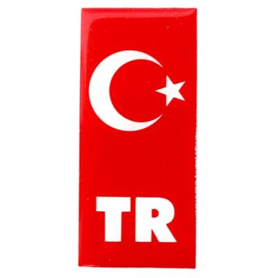 ModaCar Plaka İçin TR Bölümüne Damla Türk Bayrağı 422182