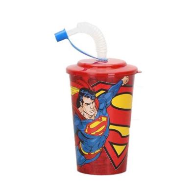 TransForMacion Pipetli Superman Lisanlı Çocuk Bardağı 717216
