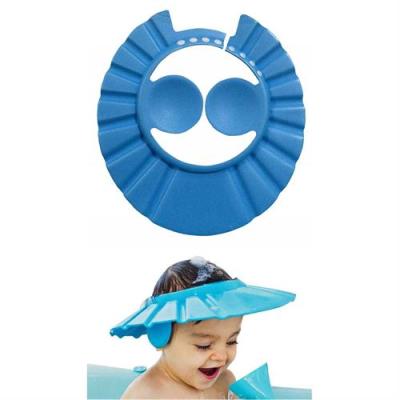 TransForMacion Ayarlanabilir Kulaklıklı Bebek Tıraş Banyo Şapkası Mavi