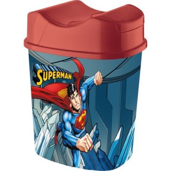 KaktüsKedi Superman Lisanslı 5.5 Lt Çöp Kovası 714542